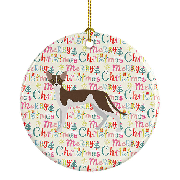 Oriental Shorthair #2 Cat Christmas Ceramic Ornament product image at NuMercy