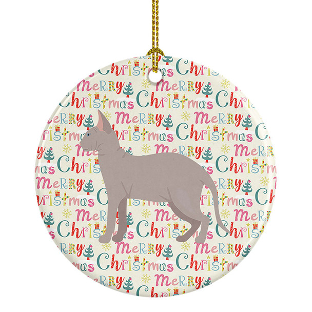 Don Sphynx Cat Christmas Ceramic Ornament WDK2527 product image at NuMercy