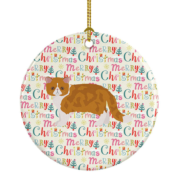 Exotic Shorthair #3 Cat Christmas Ceramic Ornament product image at NuMercy
