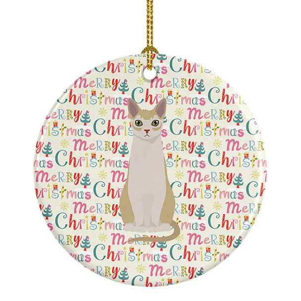 Singapura #2 Cat Christmas Ceramic Ornament product image at NuMercy