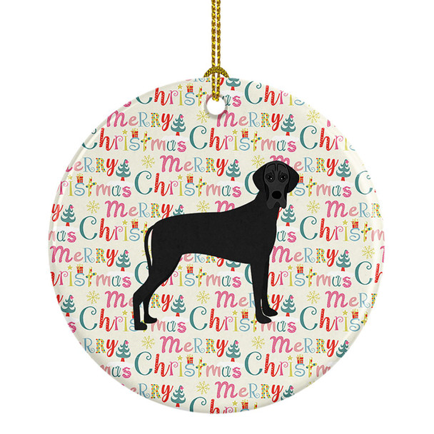 Great Dane Merry Christmas Ceramic Ornament WDK1802 product image at NuMercy