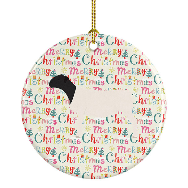 Dorper Sheep Christmas Ceramic Ornament product image at NuMercy