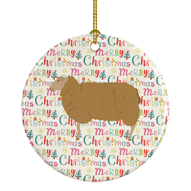 East Friesian Sheep Christmas Ceramic Ornament product image at NuMercy
