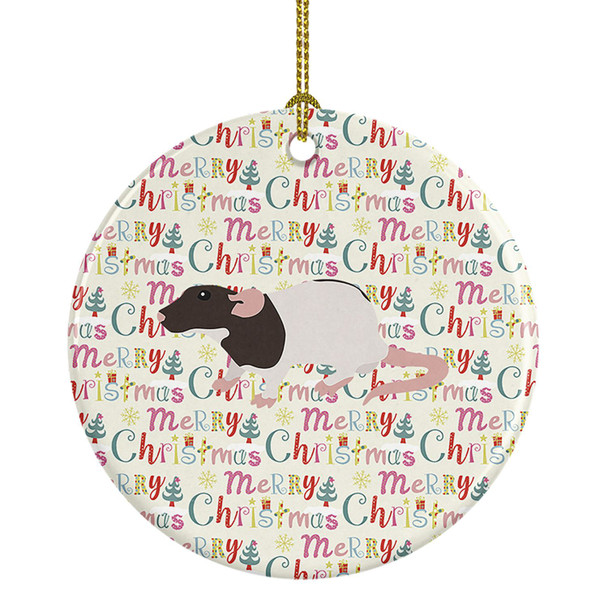 Dumbo Rat Christmas Ceramic Ornament product image at NuMercy