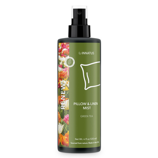 All-Natural Renew Pillow & Linen Spray – 4oz Aromatherapy Mist with Spearmint, Lemon, Bergamot & Lavender for Relaxation & Stress Relief product image at NuMercy