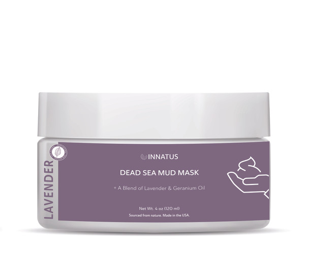 Dead Sea Mud Mask with Lavender Oil – 4oz product image at NuMercy