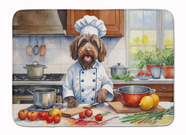 Wirehaired Pointing Griffon The Chef Memory Foam Bath/Kitchen Mat product image at NuMercy