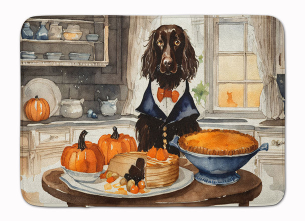 Boykin Spaniel Fall Kitchen Pumpkins Memory Foam Bath/Kitchen Mat product image at NuMercy