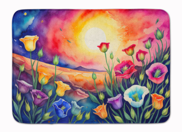 Lisianthus in Color Memory Foam Bath/Kitchen Mat product image at NuMercy