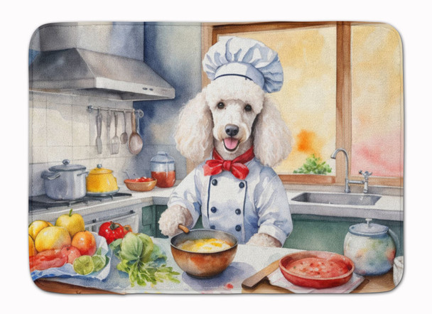 White Poodle The Chef Memory Foam Bath/Kitchen Mat DAC6306 product image at NuMercy