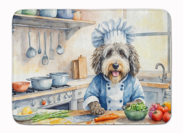 Bergamasco Sheepdog The Chef Memory Foam Bath/Kitchen Mat DAC6204 product image at NuMercy