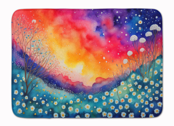 Gypsophila in Color Memory Foam Bath/Kitchen Mat product image at NuMercy