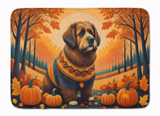 Briard Fall Memory Foam Bath/Kitchen Mat product image at NuMercy