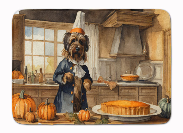 Briard Fall Kitchen Pumpkins Memory Foam Bath/Kitchen Mat product image at NuMercy
