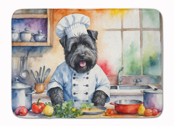 Bouvier des Flandres The Chef Memory Foam Bath/Kitchen Mat DAC6217 product image at NuMercy