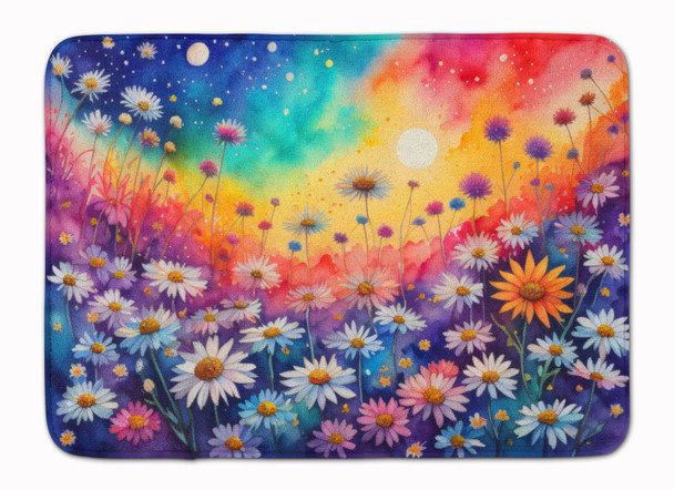 Asters in Color Memory Foam Bath/Kitchen Mat product image at NuMercy