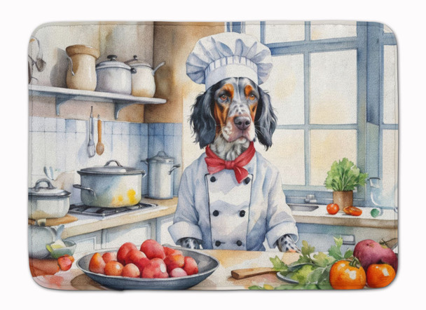 English Setter The Chef Memory Foam Bath/Kitchen Mat product image at NuMercy