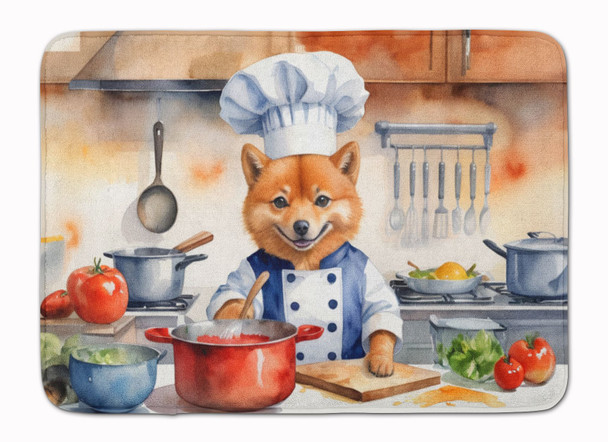 Finnish Spitz The Chef Memory Foam Bath/Kitchen Mat product image at NuMercy