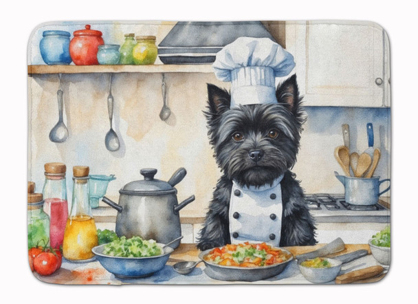 Cairn Terrier The Chef Memory Foam Bath/Kitchen Mat DAC6225 product image at NuMercy