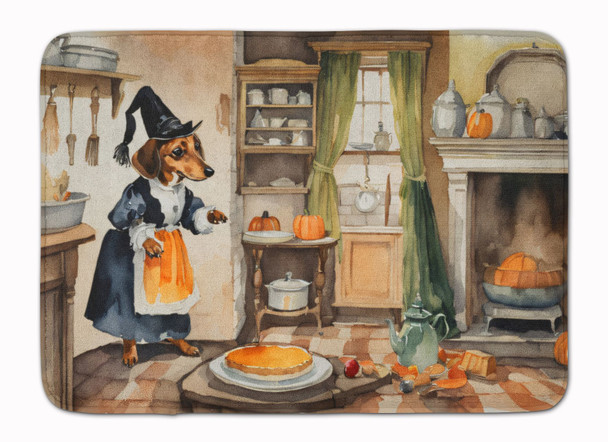 Dachshund Fall Kitchen Pumpkins Memory Foam Bath/Kitchen Mat DAC1769 product image at NuMercy