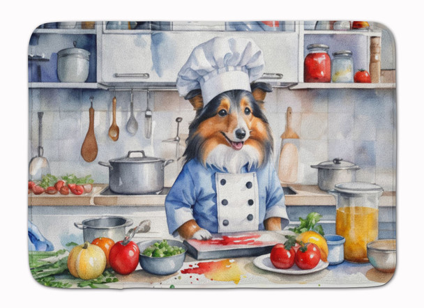 Sheltie The Chef Memory Foam Bath/Kitchen Mat product image at NuMercy
