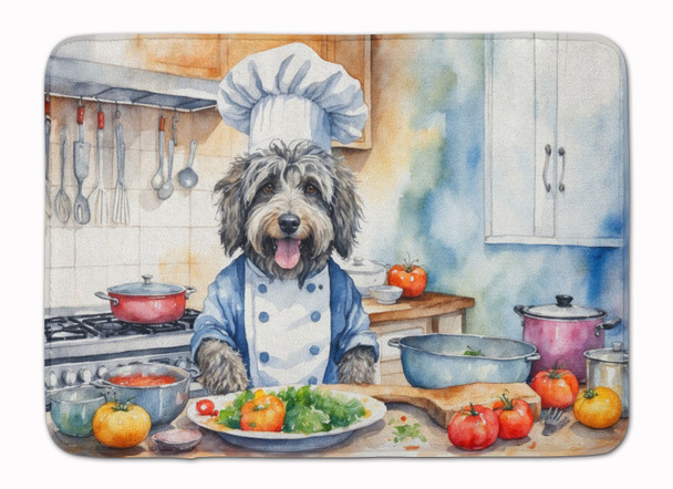 Bergamasco Sheepdog The Chef Memory Foam Bath/Kitchen Mat DAC6203 product image at NuMercy
