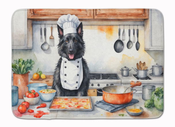 Belgian Sheepdog The Chef Memory Foam Bath/Kitchen Mat product image at NuMercy