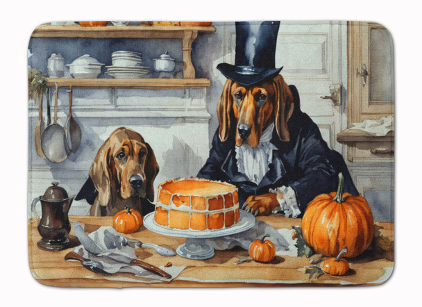 Bloodhound Fall Kitchen Pumpkins Memory Foam Bath/Kitchen Mat product image at NuMercy