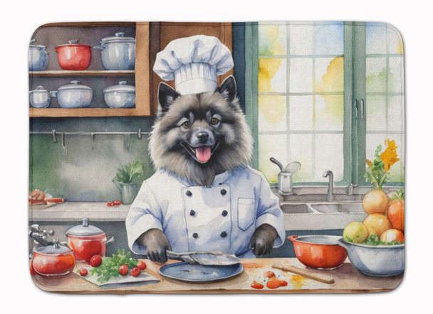 Keeshond The Chef Memory Foam Bath/Kitchen Mat product image at NuMercy