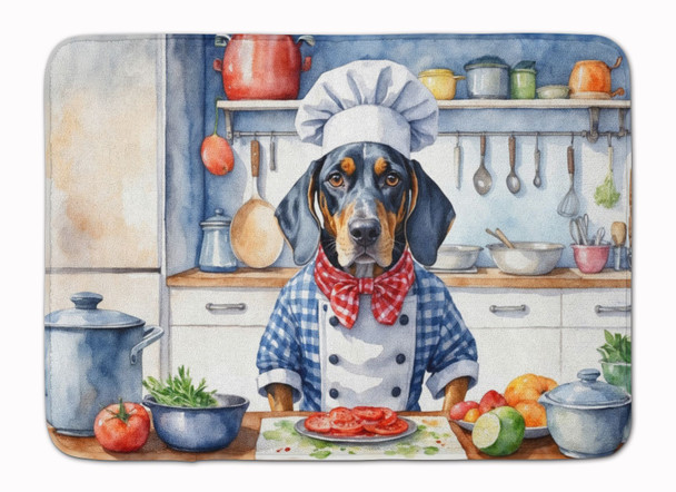Bluetick Coonhound The Chef Memory Foam Bath/Kitchen Mat product image at NuMercy