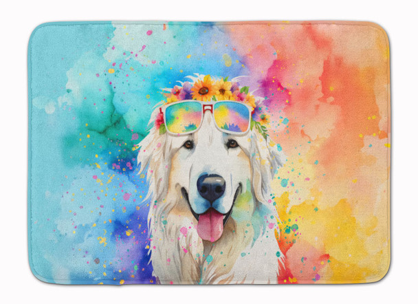 Great Pyrenees Hippie Dawg Memory Foam Bath/Kitchen Mat DAC2518 product image at NuMercy
