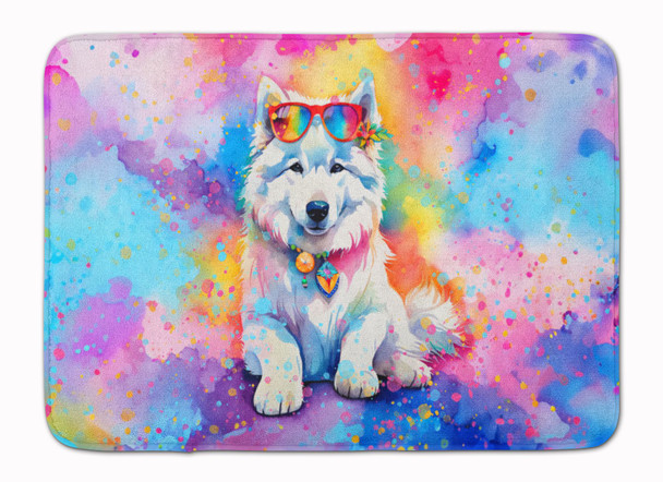 Samoyed Hippie Dawg Memory Foam Bath/Kitchen Mat DAC2551 product image at NuMercy