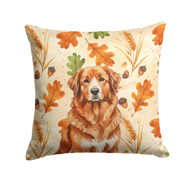 Reddish Brown Great Pyrenees Heirloom Fall Throw Pillow 18" x 18" product image at NuMercy
