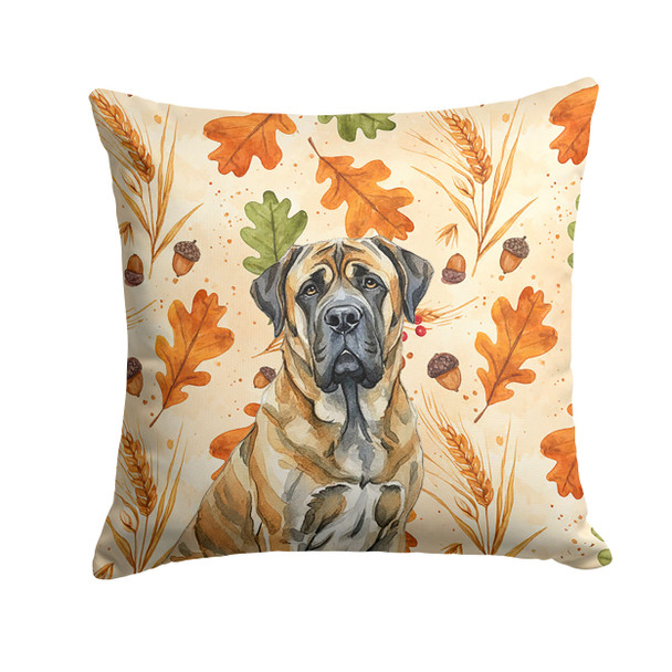 Brindle English Mastiff Heirloom Fall Throw Pillow 18" x 18" product image at NuMercy
