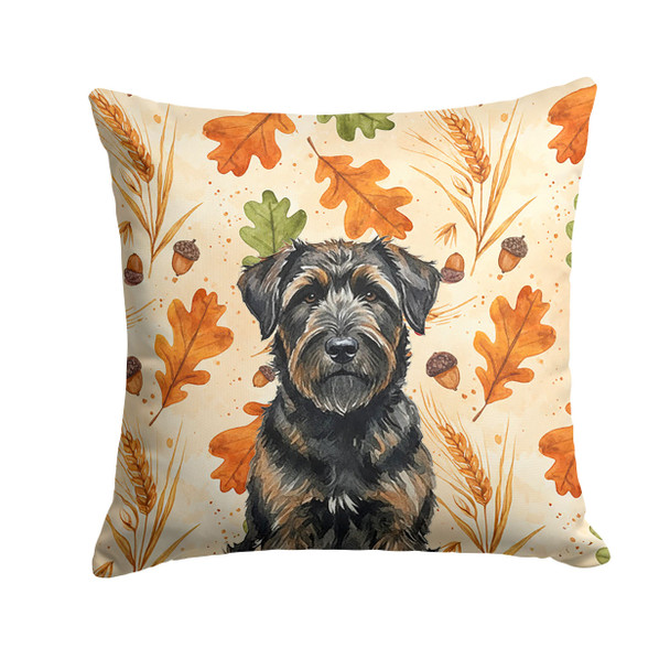 Brindle Bouvier des Flandres Heirloom Fall Throw Pillow 18" x 18" product image at NuMercy