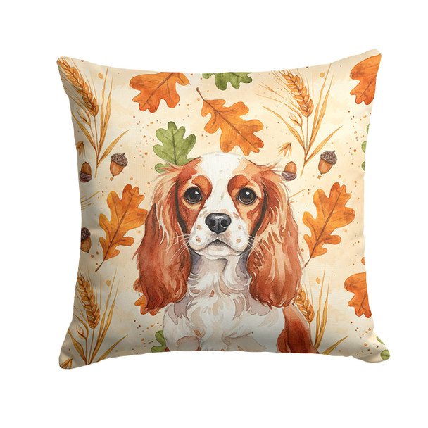Blenheim English Toy Spaniel Heirloom Fall Throw Pillow 18" x 18" product image at NuMercy