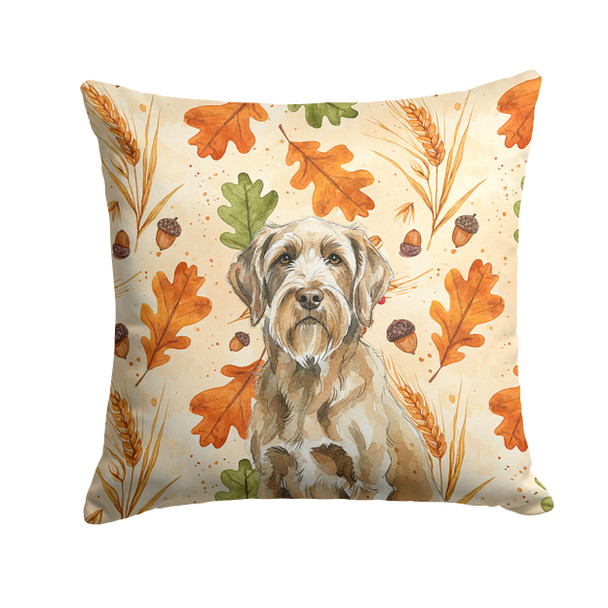 Spinone Italiano Heirloom Fall Throw Pillow 18" x 18" product image at NuMercy