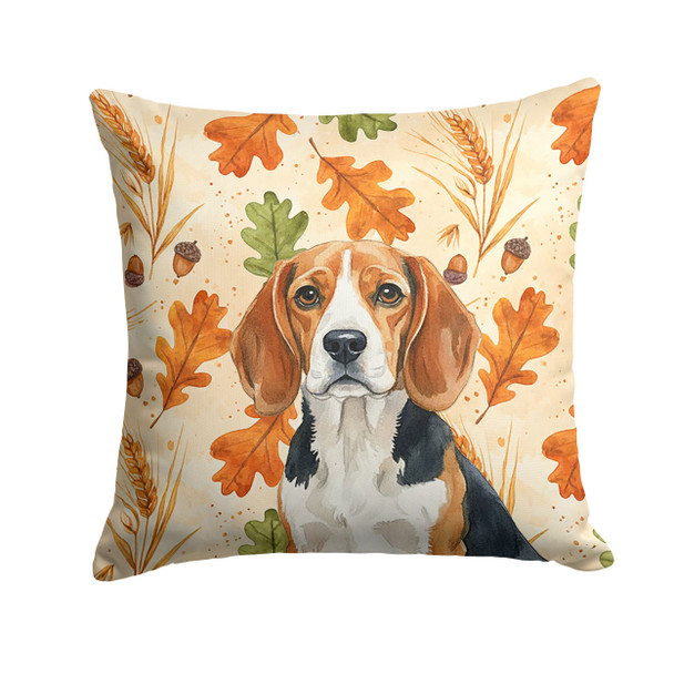 Beagle Heirloom Fall Throw Pillow 18" x 18" product image at NuMercy