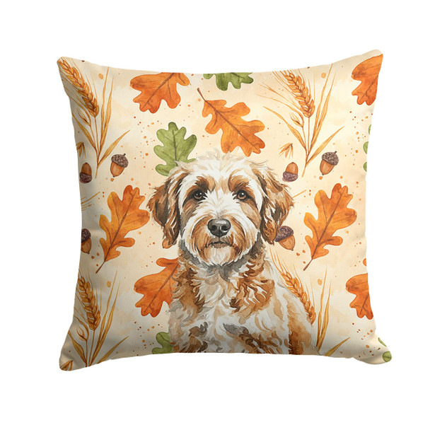 Lagotto Romagnolo Heirloom Fall Throw Pillow 18" x 18" product image at NuMercy