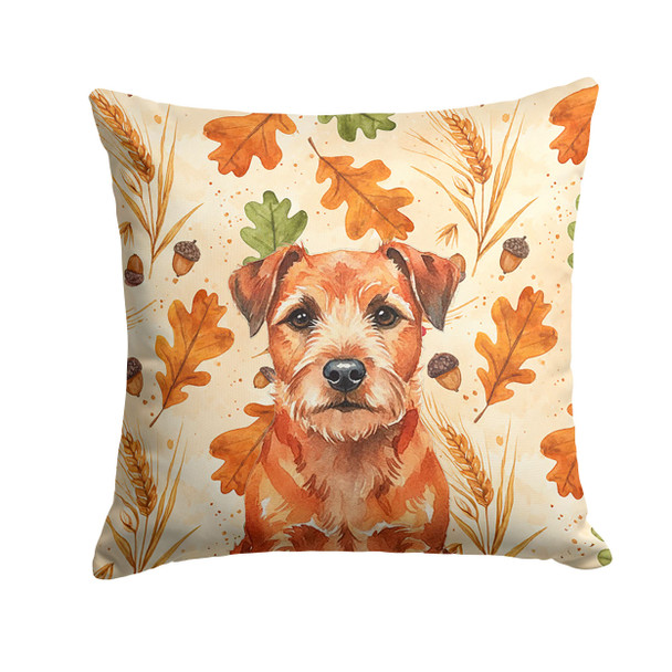 Red Border Terrier Heirloom Fall Throw Pillow 18" x 18" product image at NuMercy