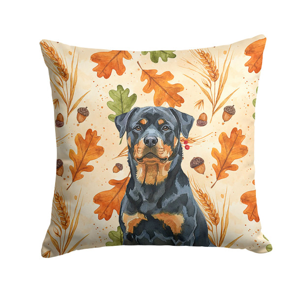 Rottweiler Heirloom Fall Throw Pillow 18" x 18" product image at NuMercy