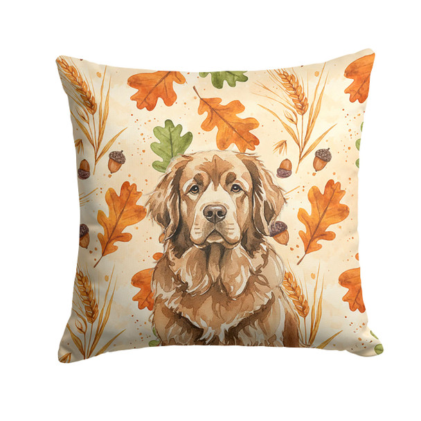 Brown Newfoundland Heirloom Fall Throw Pillow 18" x 18" product image at NuMercy