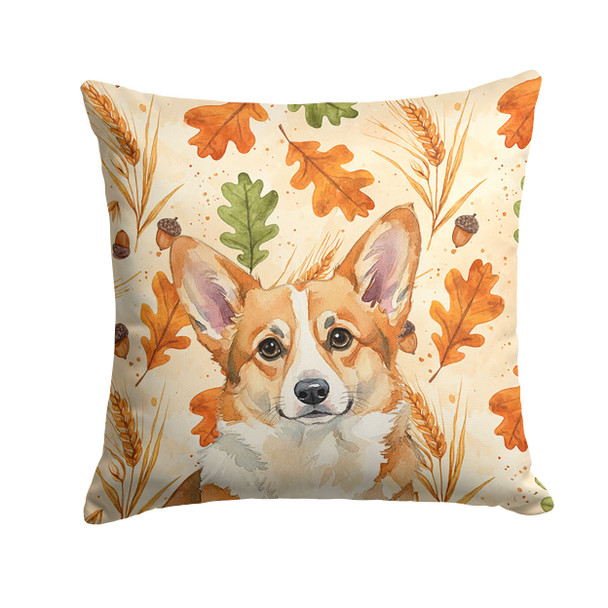 Corgi Heirloom Fall Throw Pillow 18" x 18" product image at NuMercy