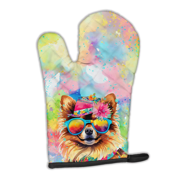 Pomeranian Hippie Dawg Oven Mitt DAC2538 product image at NuMercy
