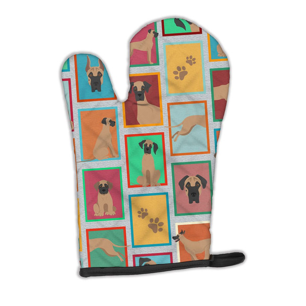 Lots of Fawn Great Dane Oven Mitt product image at NuMercy