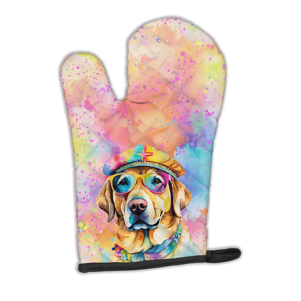 Yellow Labrador Hippie Dawg Oven Mitt DAC2528 product image at NuMercy