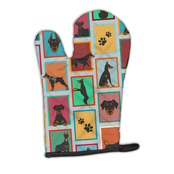 Lots of Doberman Pinscher Oven Mitt product image at NuMercy