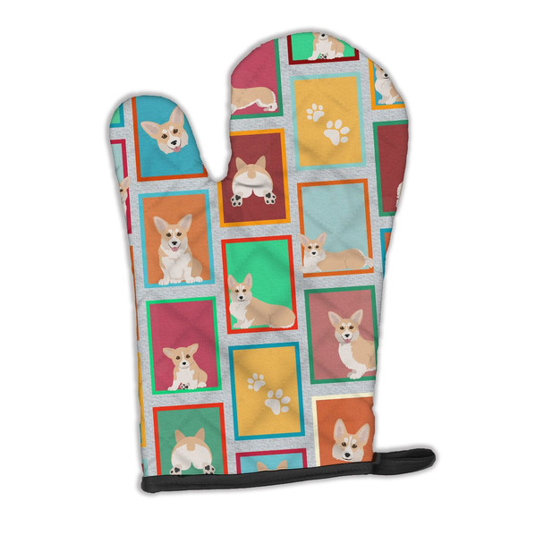 Lots of Fawn Pembroke Corgi Oven Mitt product image at NuMercy