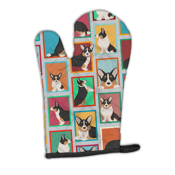 Lots of Tricolor Cardigan Corgi Oven Mitt product image at NuMercy