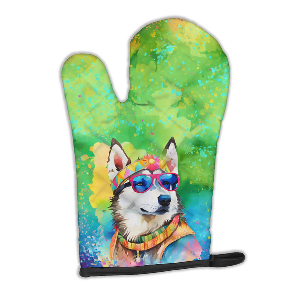 Siberian Husky Hippie Dawg Oven Mitt DAC2564 product image at NuMercy